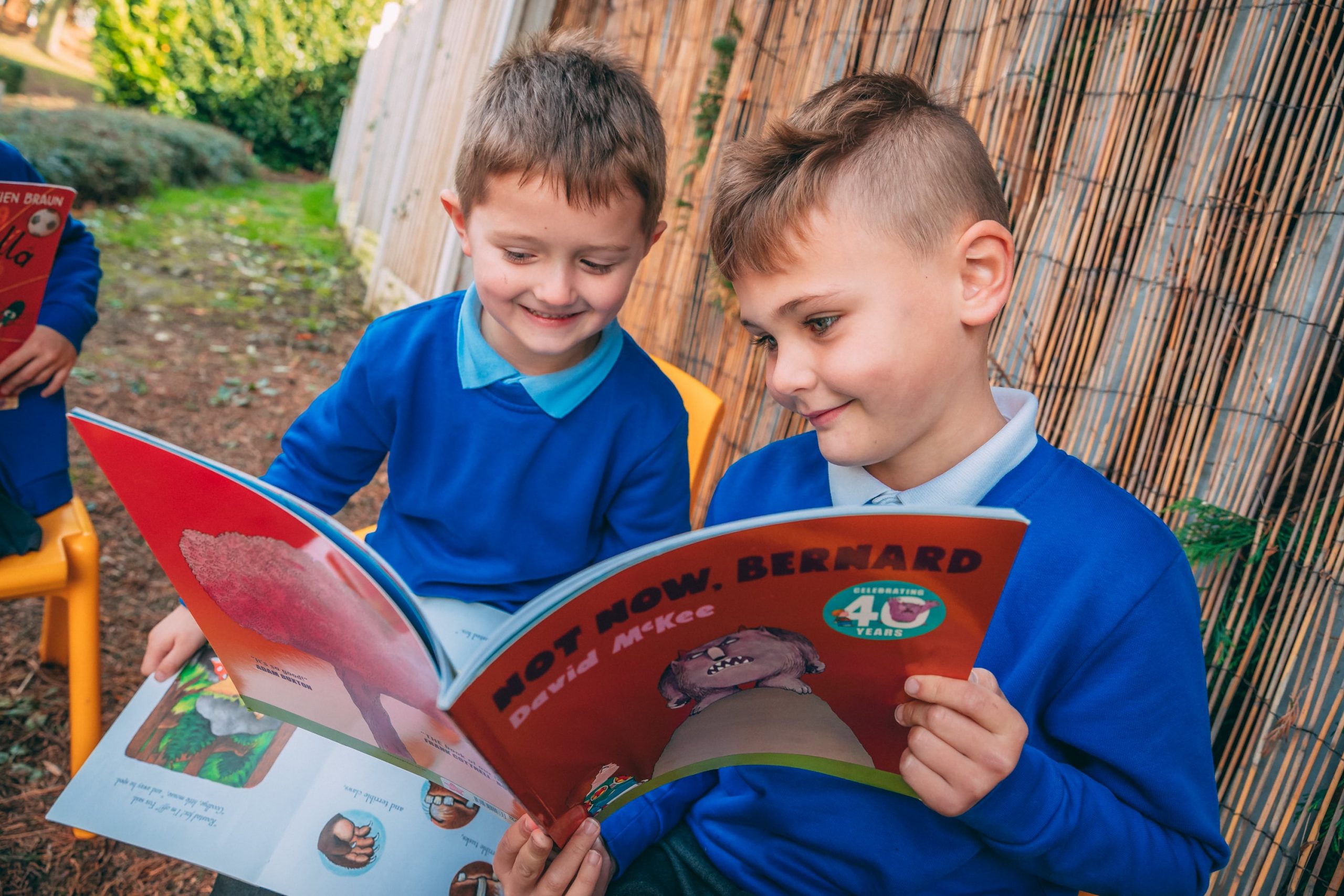Students reading
